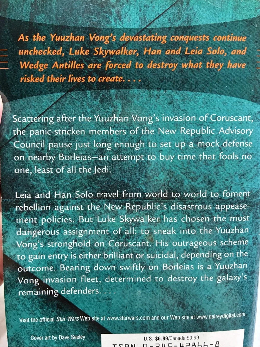 Rebel Dream: Enemy Lines I (Star Wars: The New Jedi Order #11) by Allston, Aaron - Picture 3 of 6